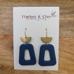 Blue Dangle Earrings Jewelry - Earrings Timber & Clay
