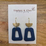 Blue Dangle Earrings Jewelry - Earrings Timber & Clay