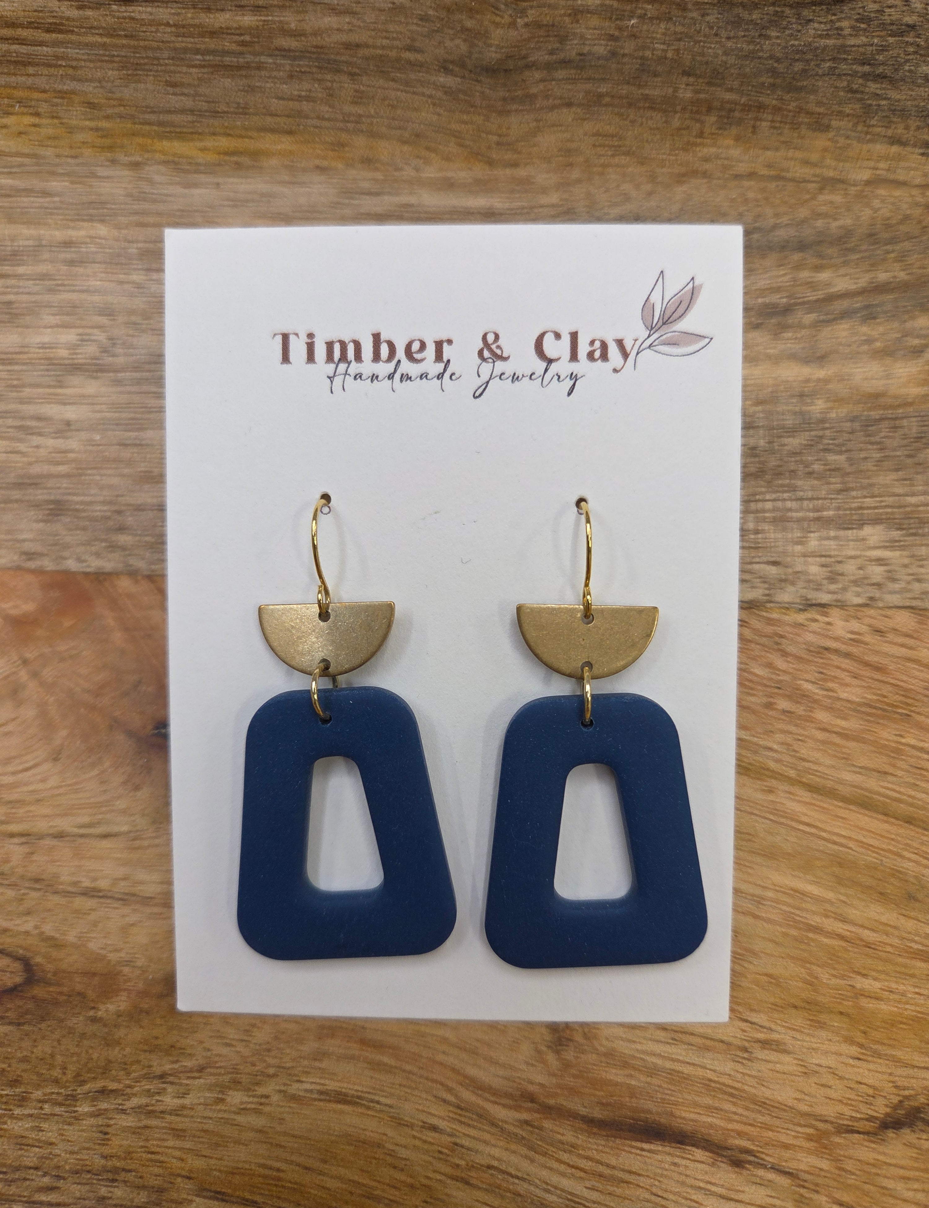 Blue Dangle Earrings Jewelry - Earrings Timber & Clay