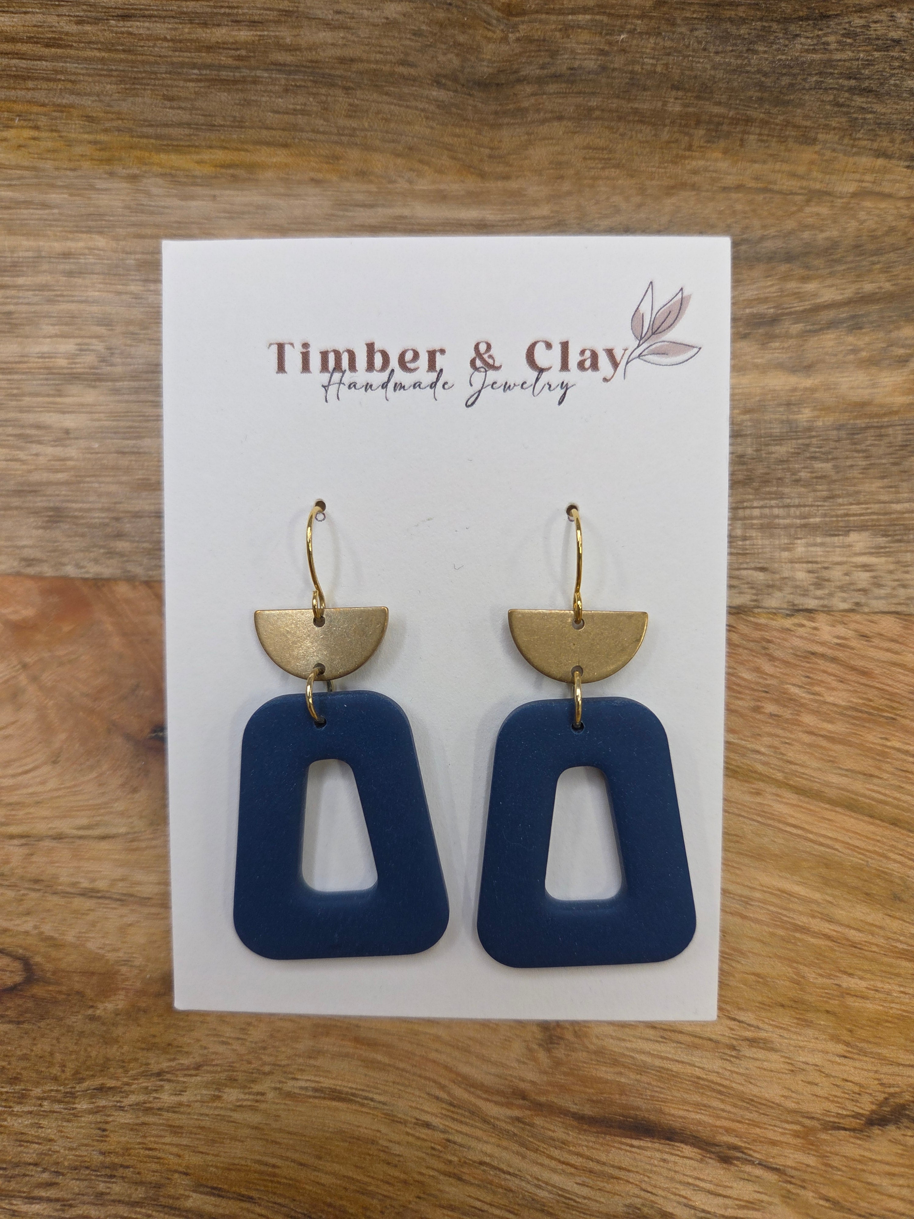 Blue Dangle Earrings Jewelry - Earrings Timber & Clay
