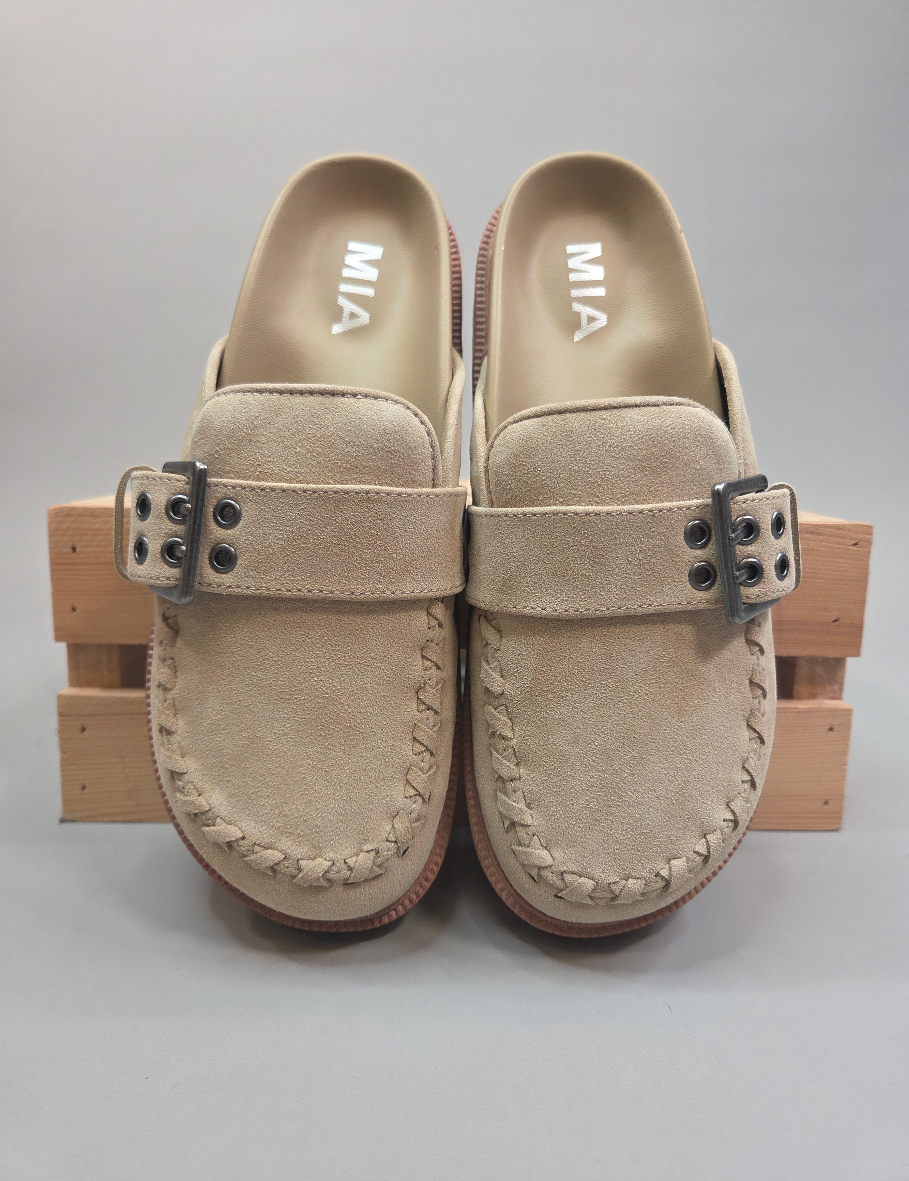 Sand Zaina Clog — MIA Shoes - Mules MIA