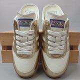 Metallic Gold Easter Backless Sneaker Shoes - Sneaker Back 70