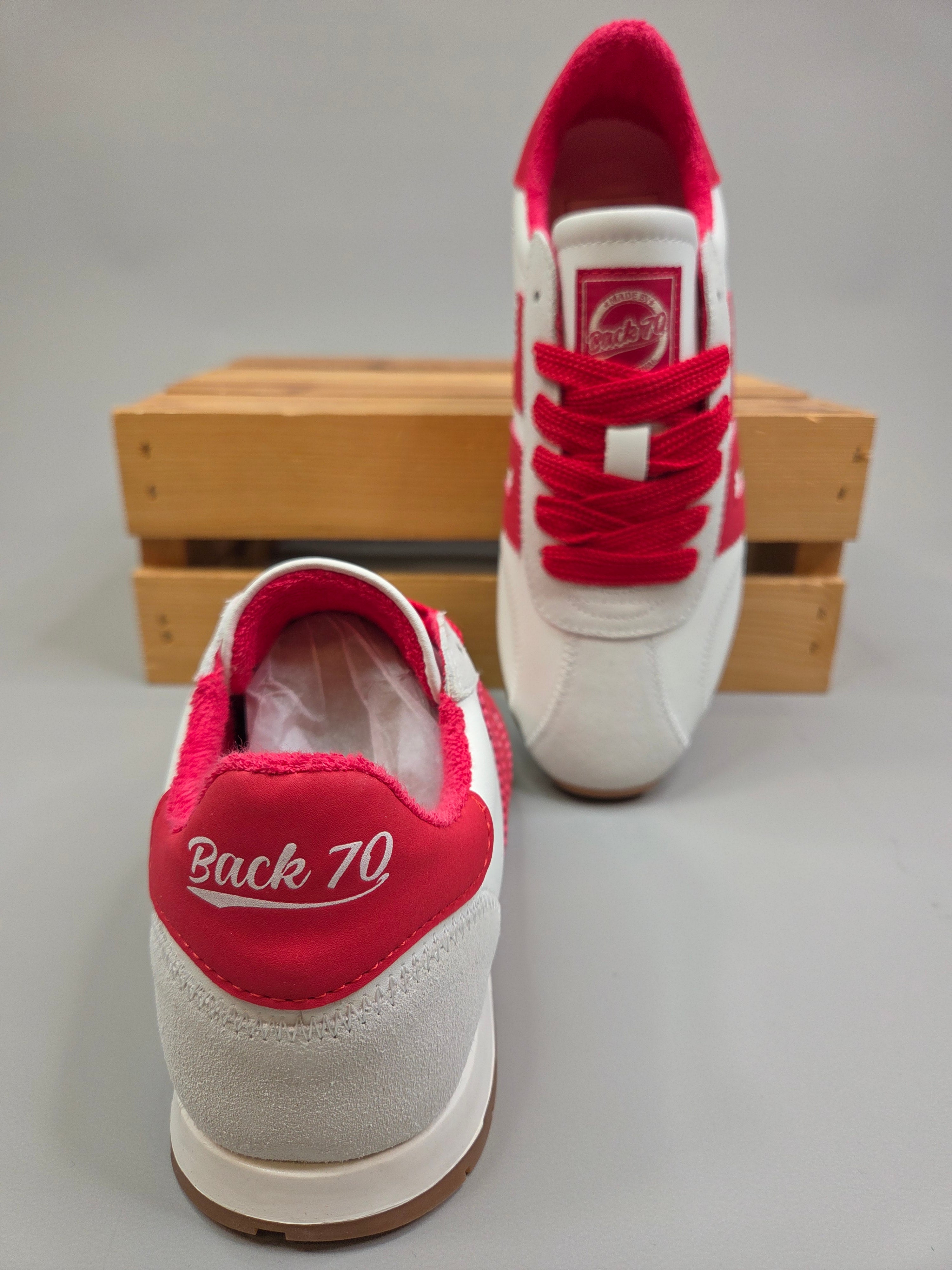 ASIAN- Red Sneaker Shoes - Sneaker Back 70