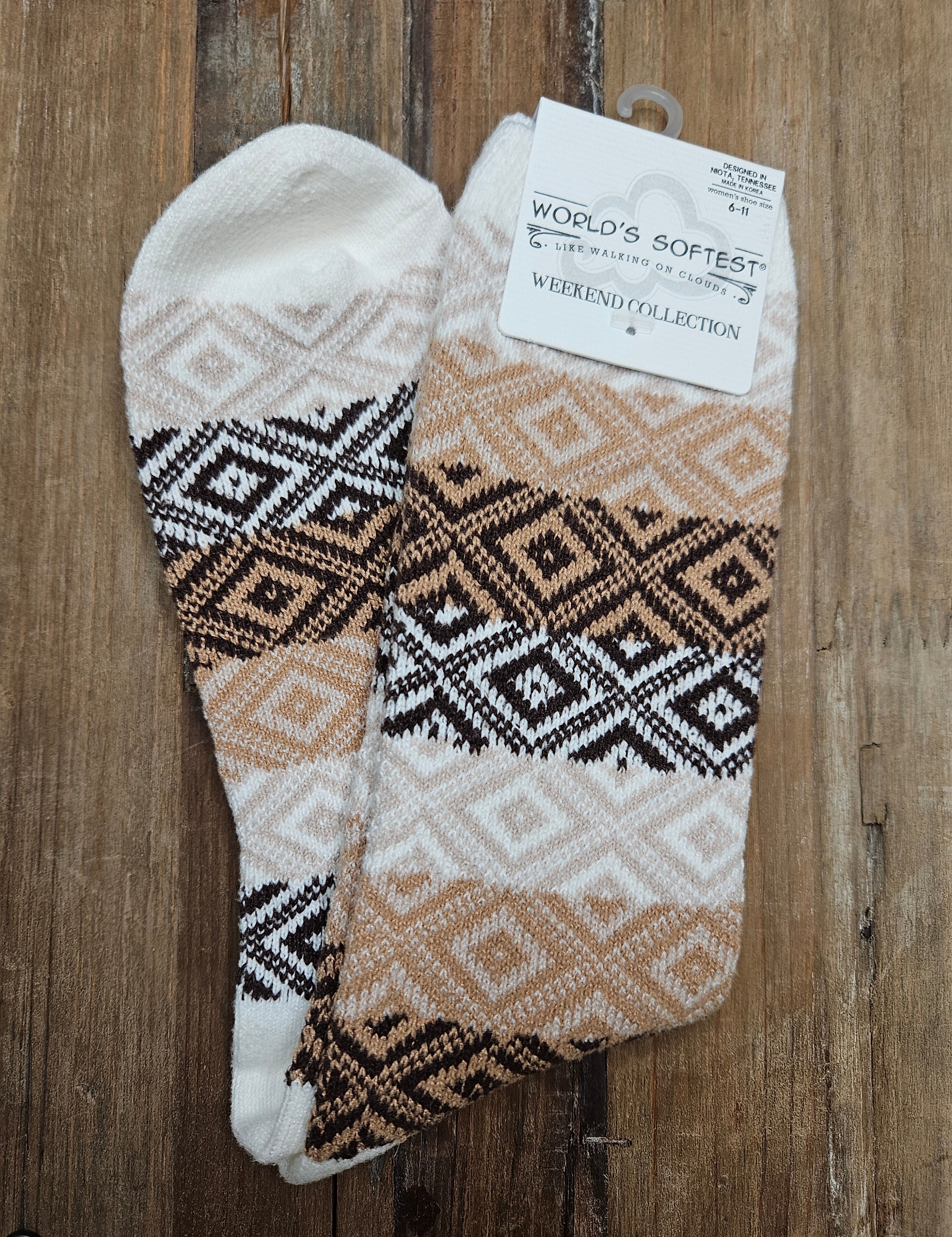 Chocolate Multi Socks Accessories- Socks CRESCENT SOCK COMPANY