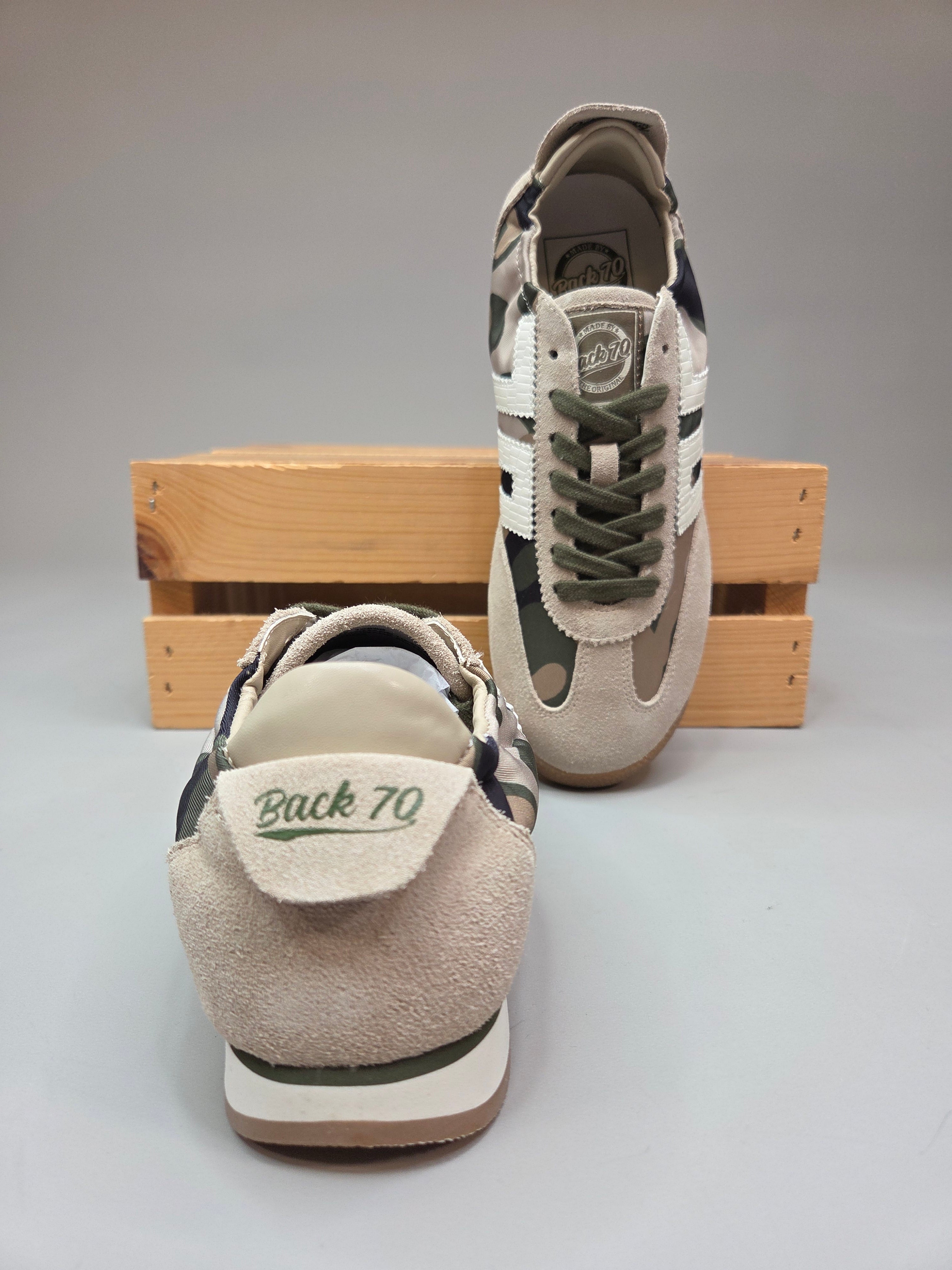 ROCKET- Camo Beige Sneaker Shoes - Sneaker Back 70