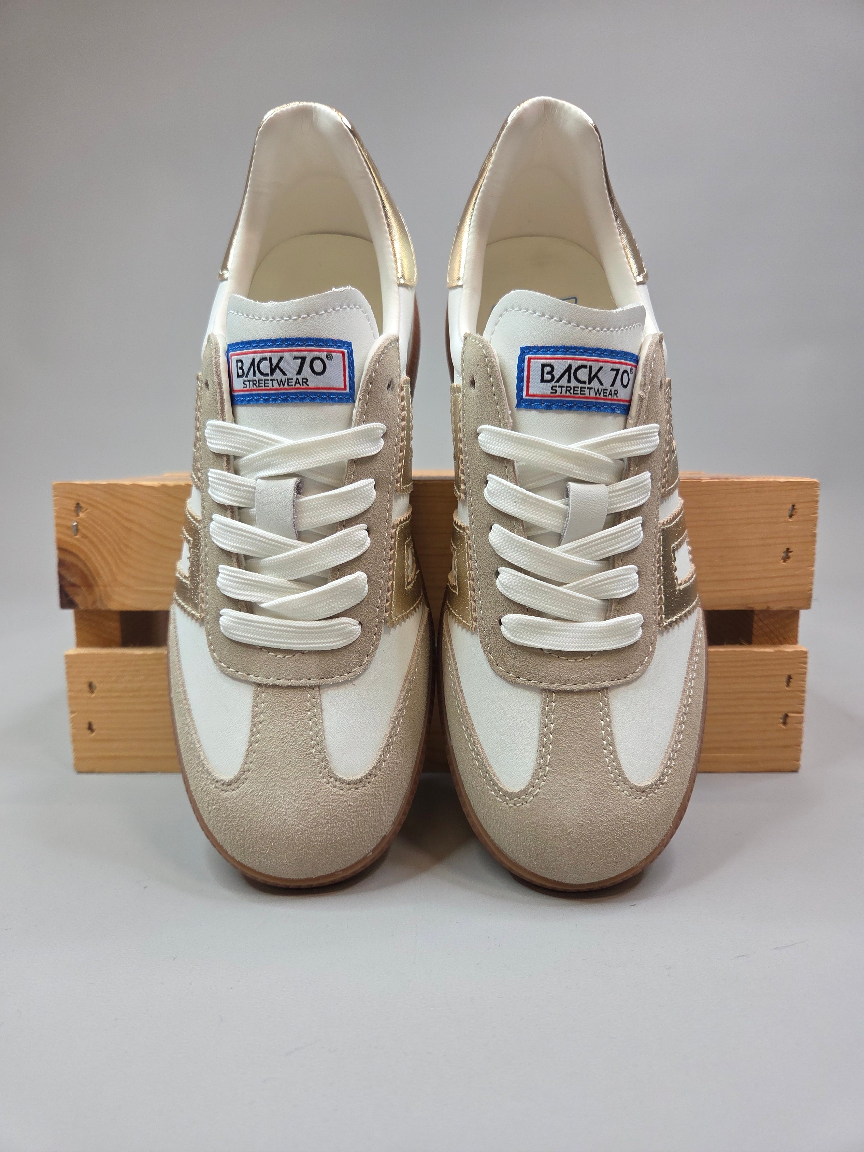 CLOUD Beige Sneaker Shoes - Sneaker Back 70