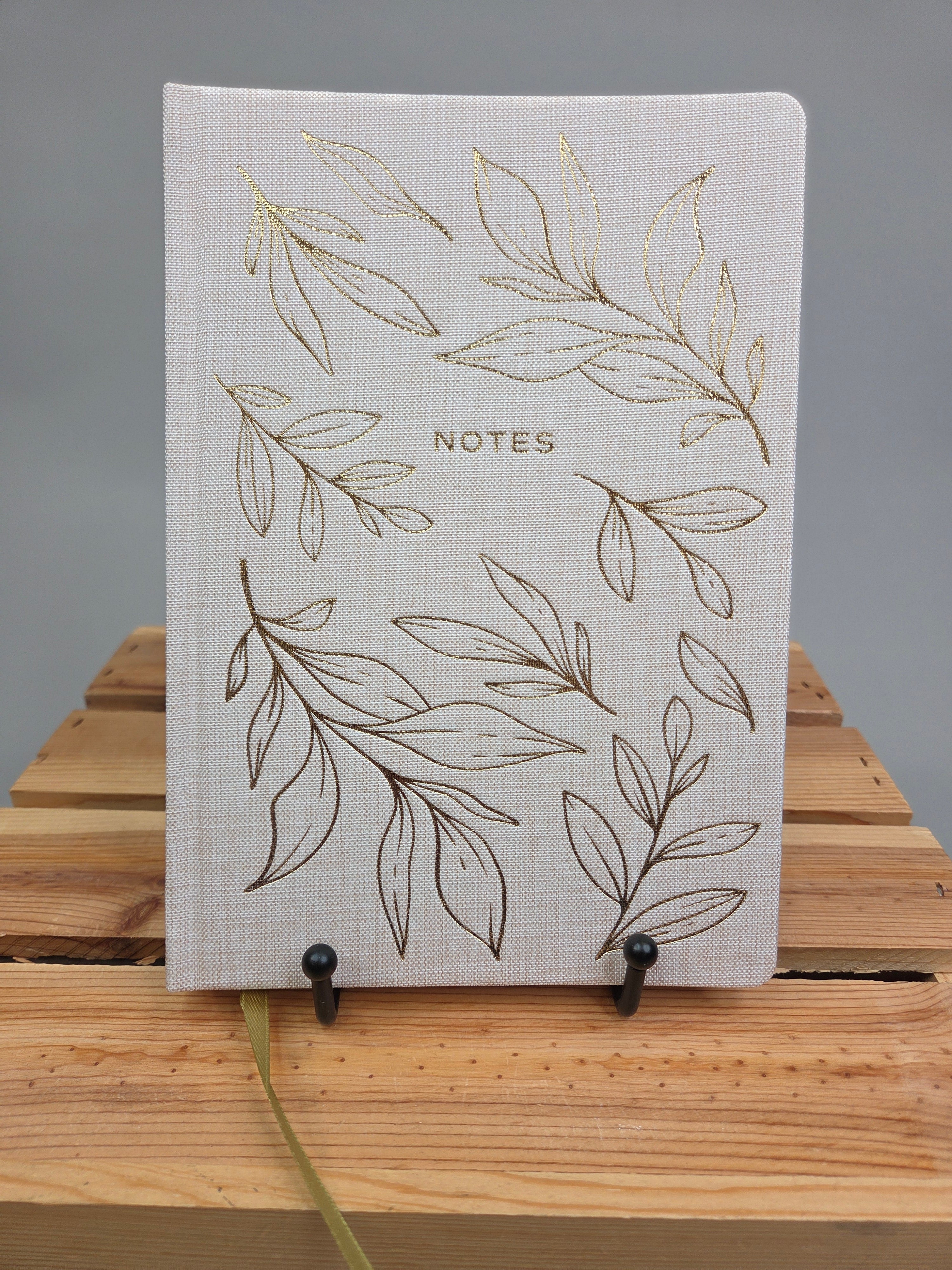Gold Leaves Notebook Home-Stationery SWEET WATER DECOR
