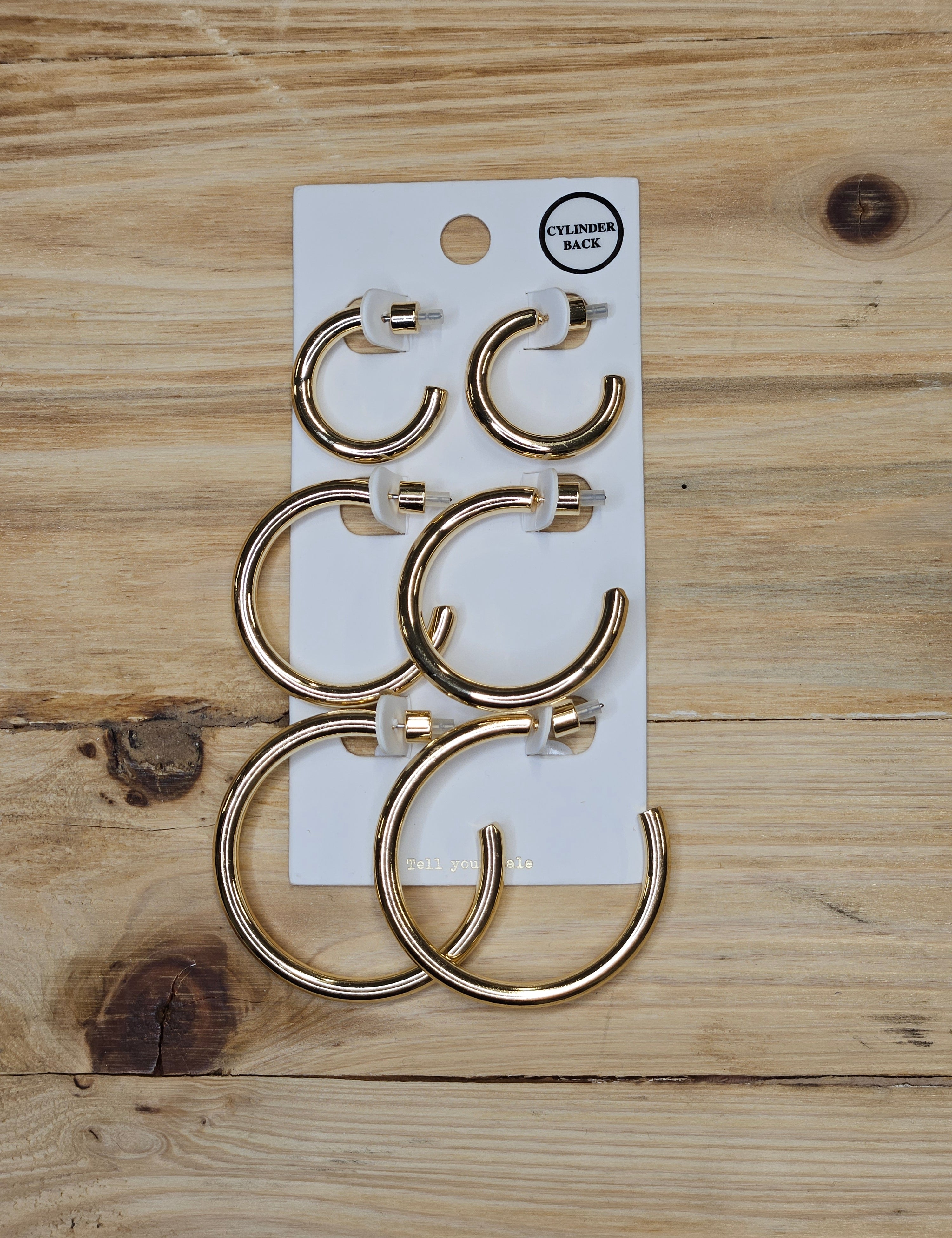 Gold Hoop Set of Earrings Jewelry - Earrings WHAT'S HOT