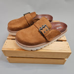 Zamira Chestnut Clogs Shoes - Mules MIA