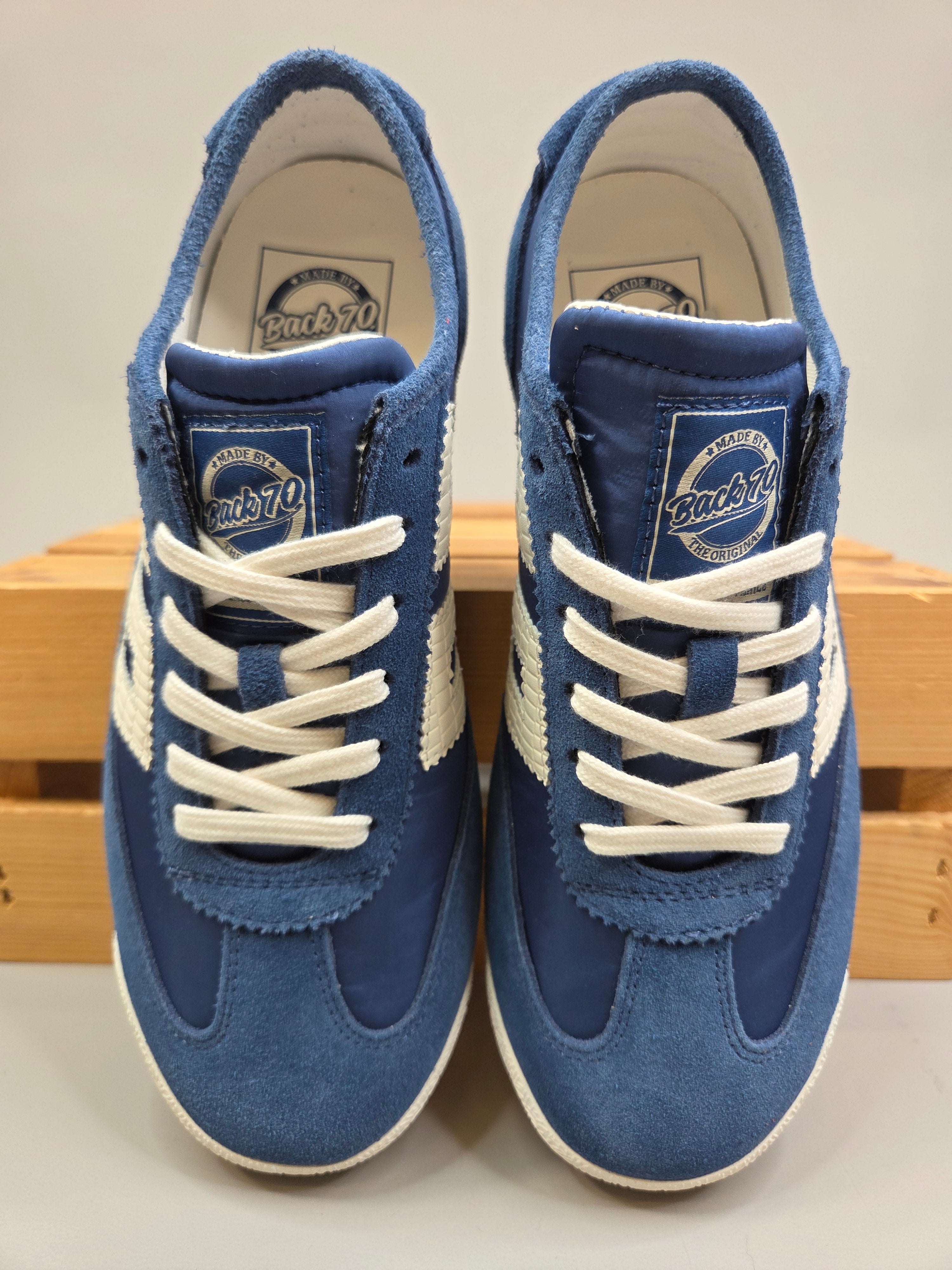 LEON- Navy Sneaker Shoes - Sneaker Back 70