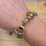 Gold & Silver Stretch Bracelet