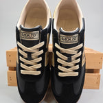 Jogger- Black Gold Sneaker Shoes - Sneaker Back 70