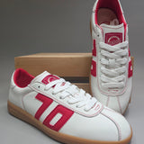 Shelly White/Red Sneaker - Back 70