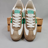 Jogger- White Camel Green Sneaker Shoes - Sneaker Back 70