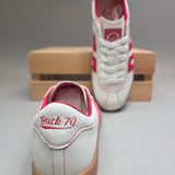 Shelly White/Red Sneaker - Back 70