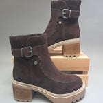 MIA Toula Dark Chocolate Suede Boot Boots MIA