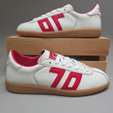 Shelly White/Red Sneaker - Back 70