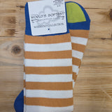 Mountain Bluebird Stripe Crew Socks — World's Softest Accessories - Socks World's Softest