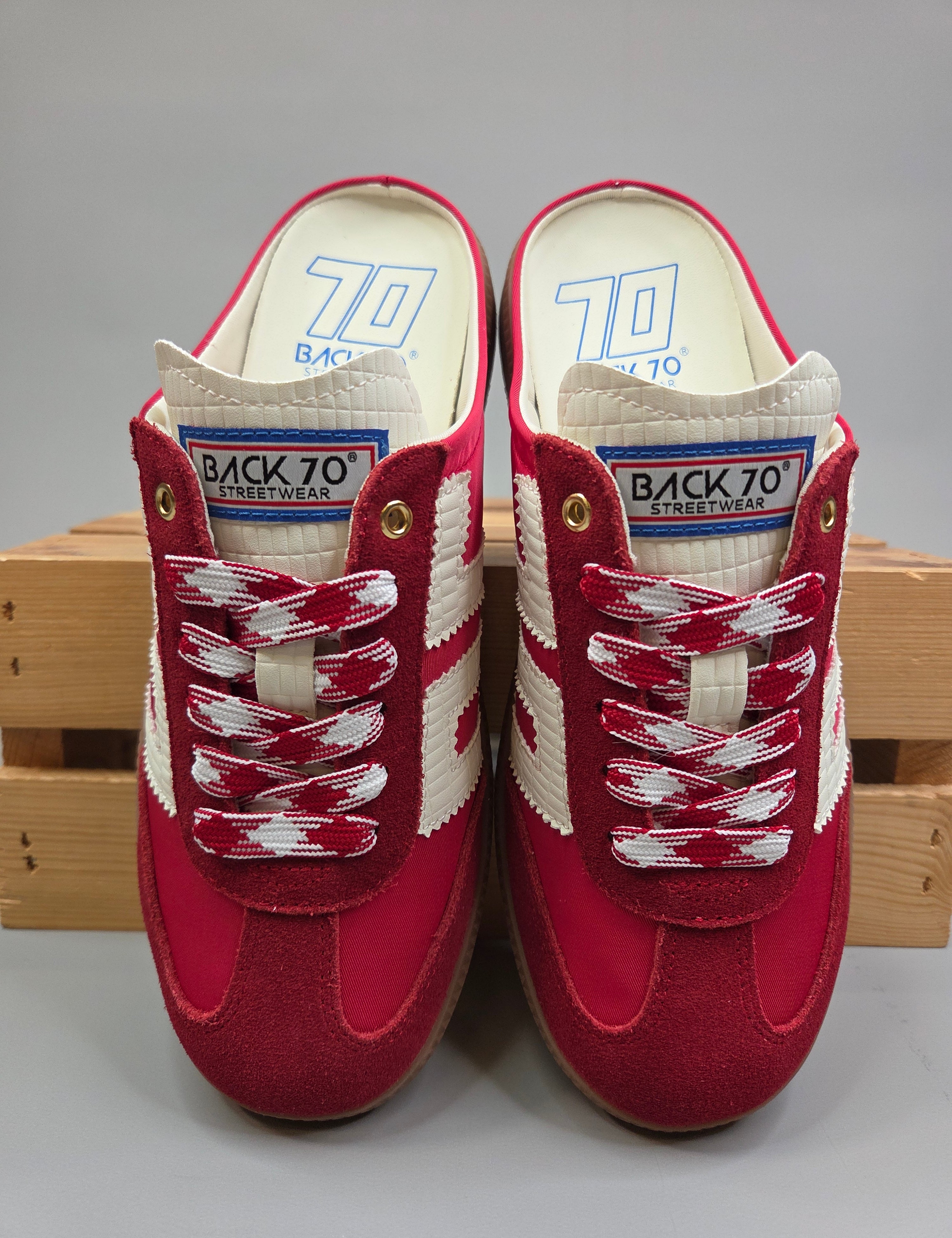 Easter Red Milk Backless Sneaker Shoes - Sneaker Back 70