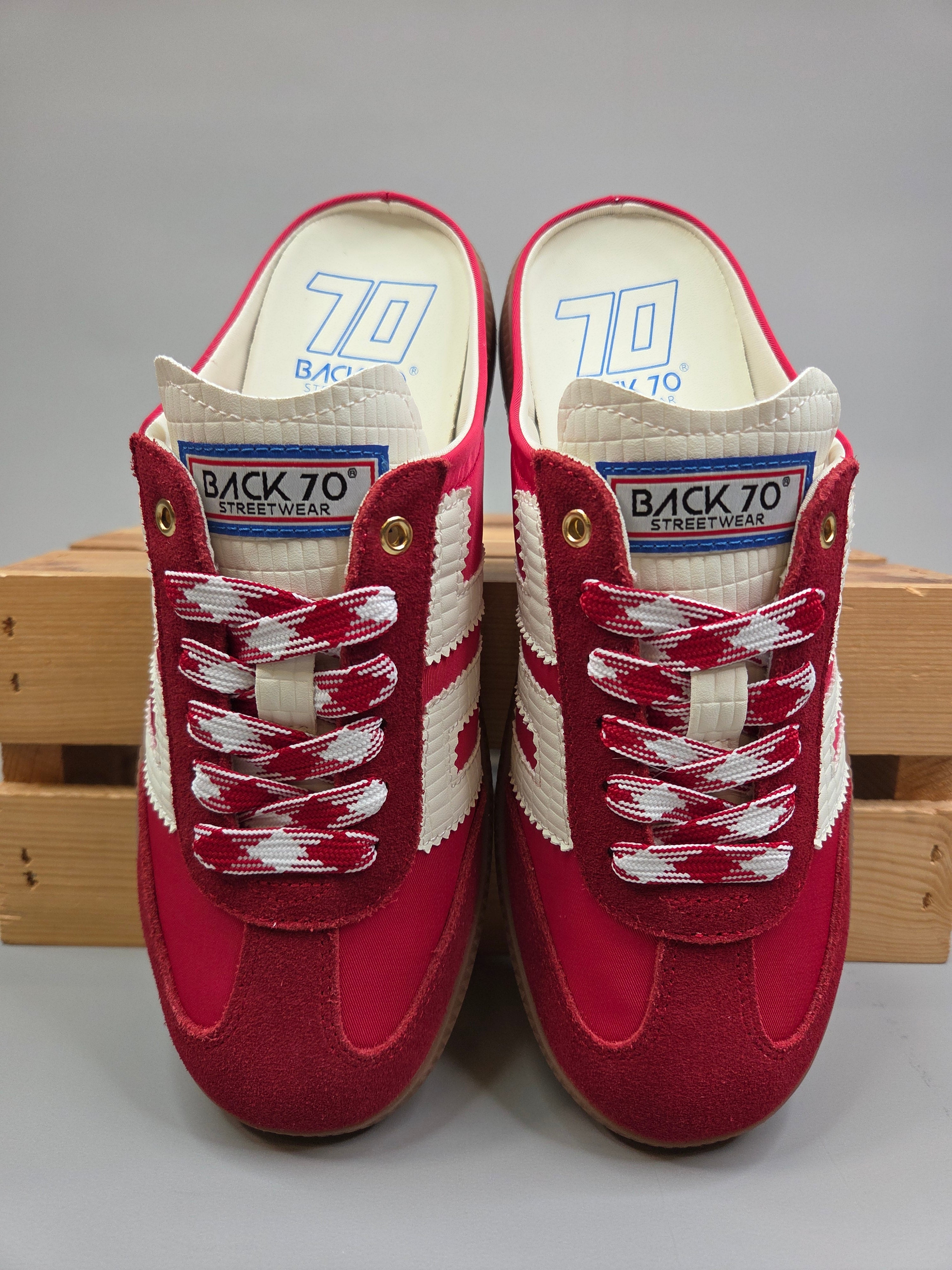 Easter Red Milk Backless Sneaker Shoes - Sneaker Back 70
