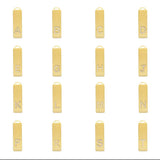 Waterproof Gold Initial Bar Jewelry- Necklace Brenda Grands Jewelry