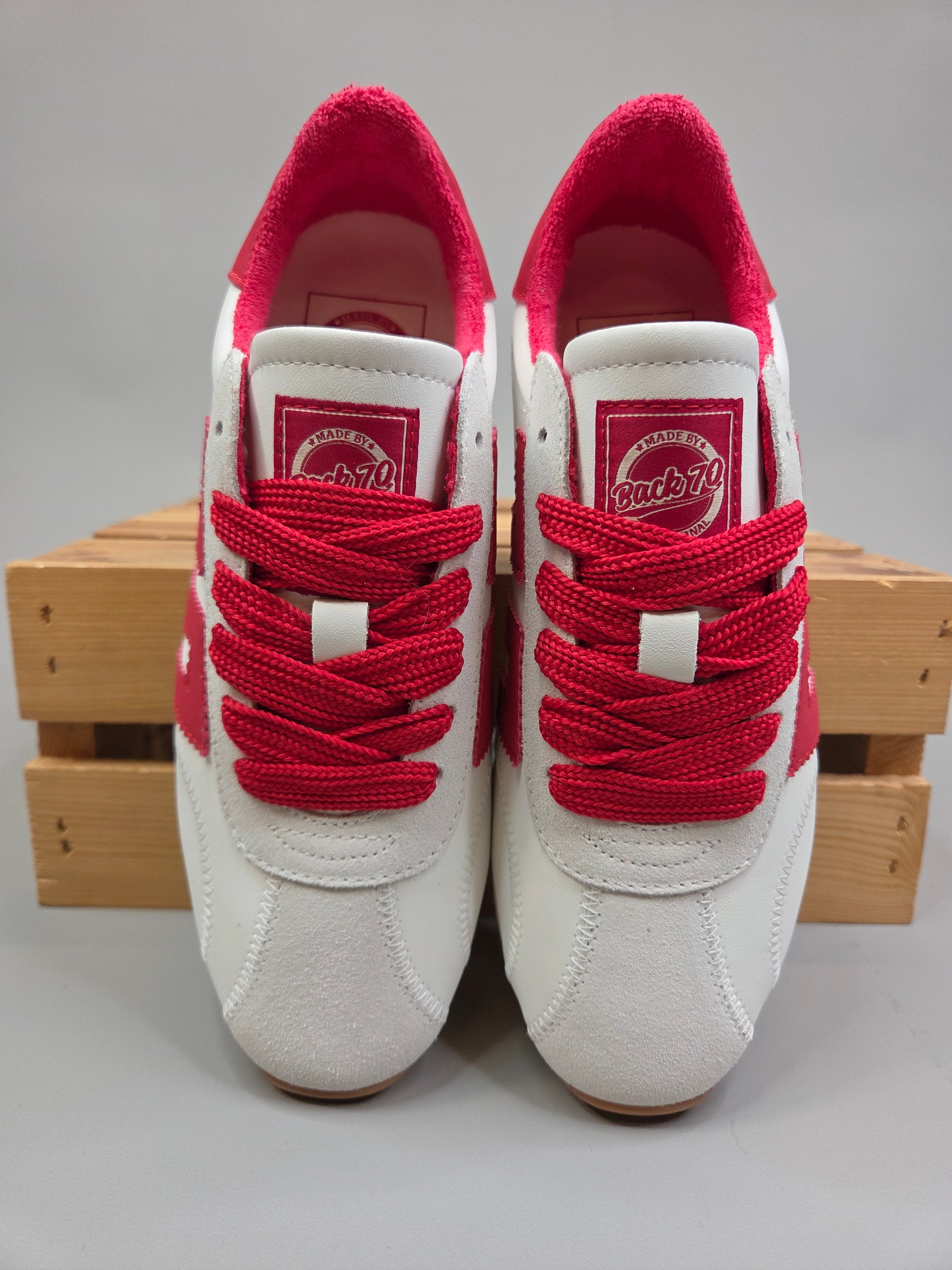 ASIAN- Red Sneaker Shoes - Sneaker Back 70