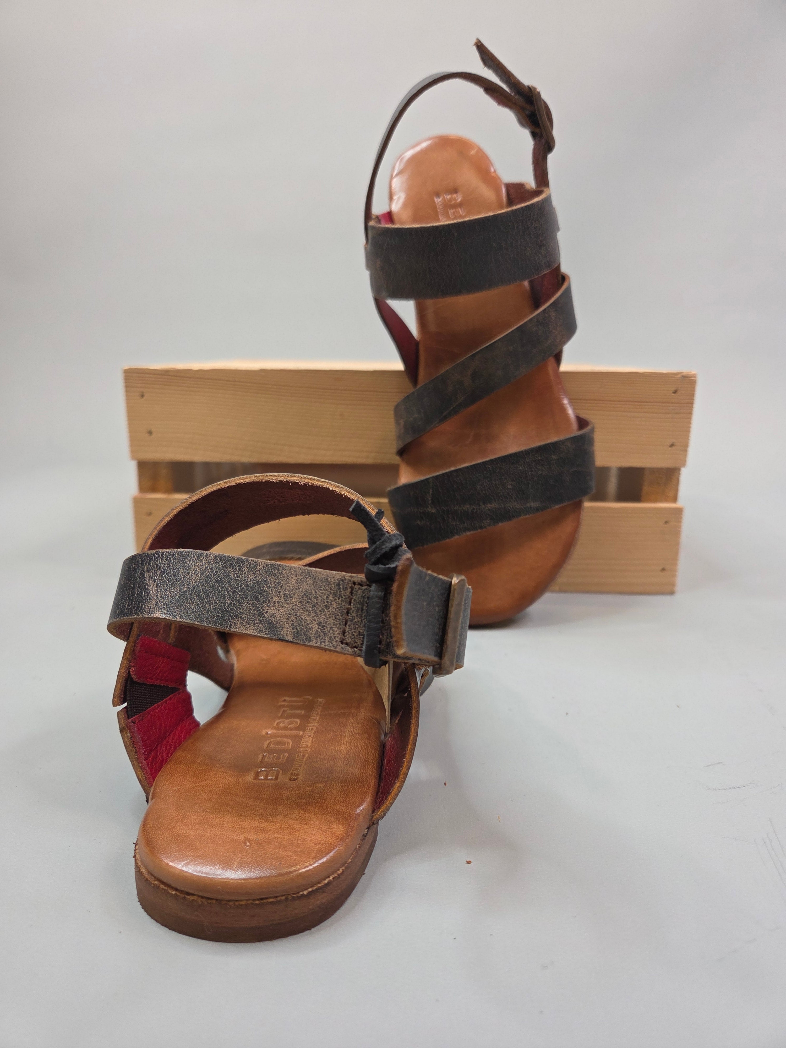 Black Lux Superb Sandal Shoes - Sandals BED STU
