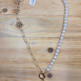 Pearl Coin Necklace