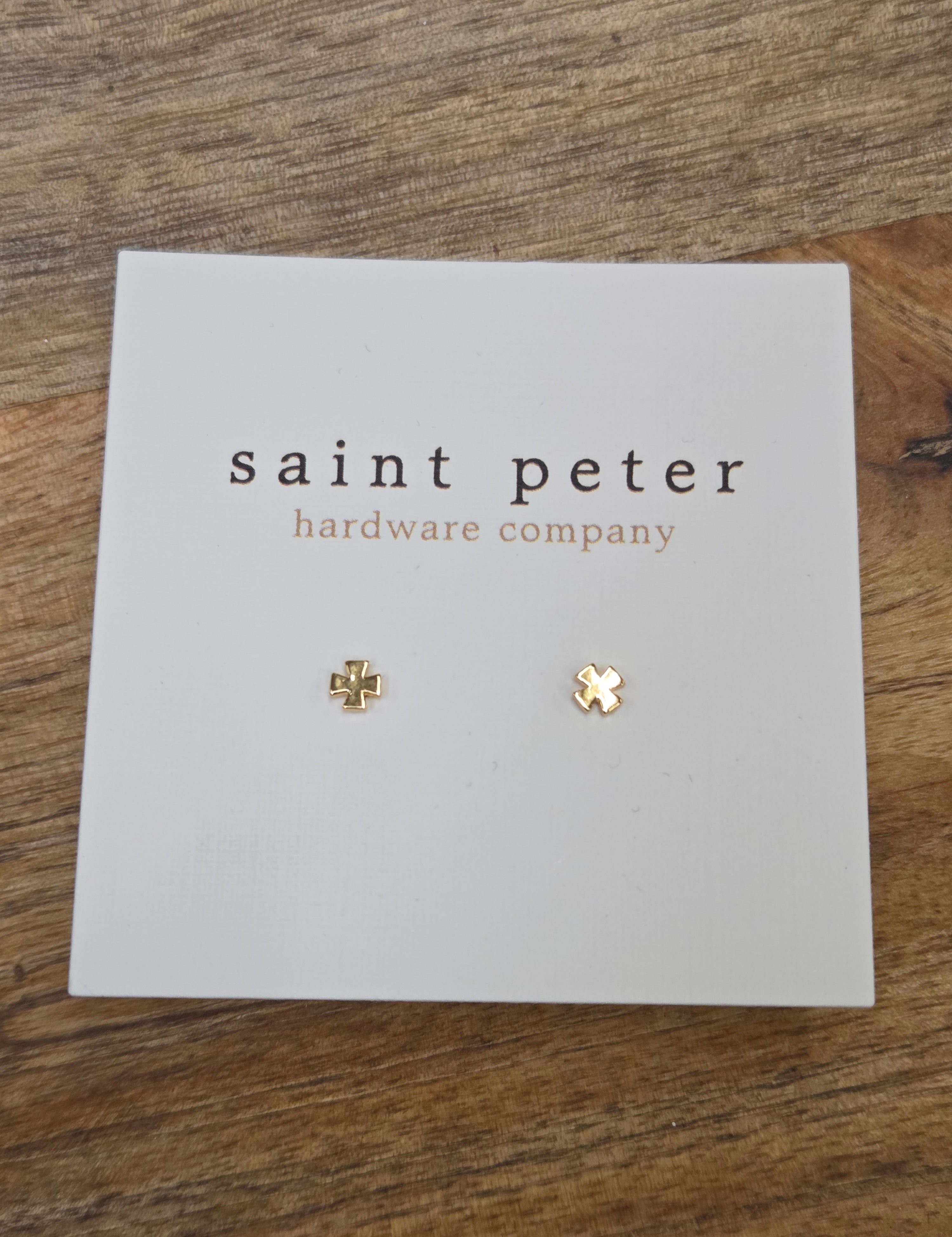 Celtic Cross Studs Jewelry - Earrings St. Peter Hardware