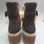 MIA Toula Dark Chocolate Suede Boot Boots MIA