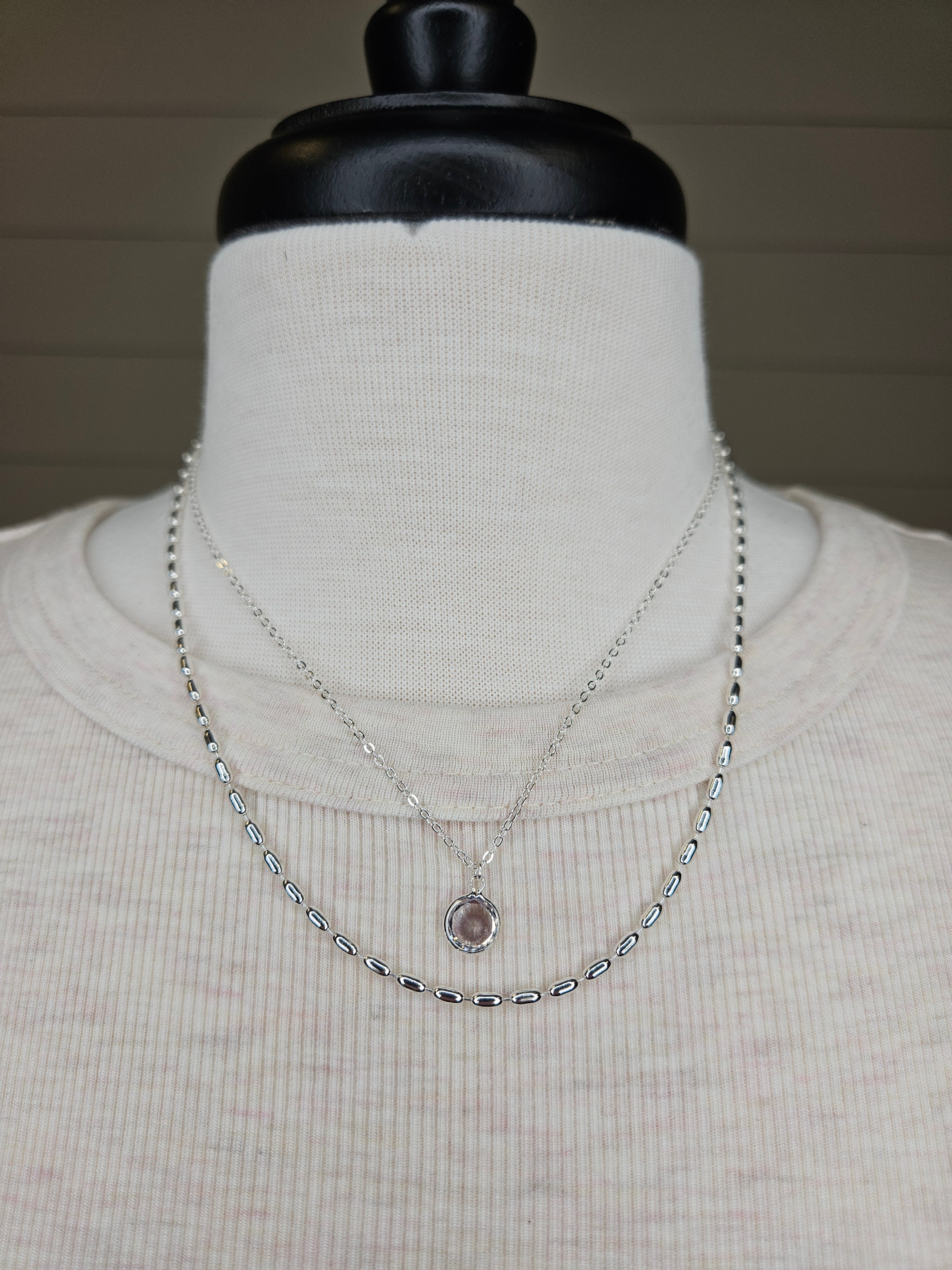 Forbes Silver Necklace Jewelry- Necklace MEGHAN BROWN STYLE