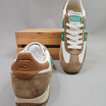 Jogger- White Camel Green Sneaker Shoes - Sneaker Back 70