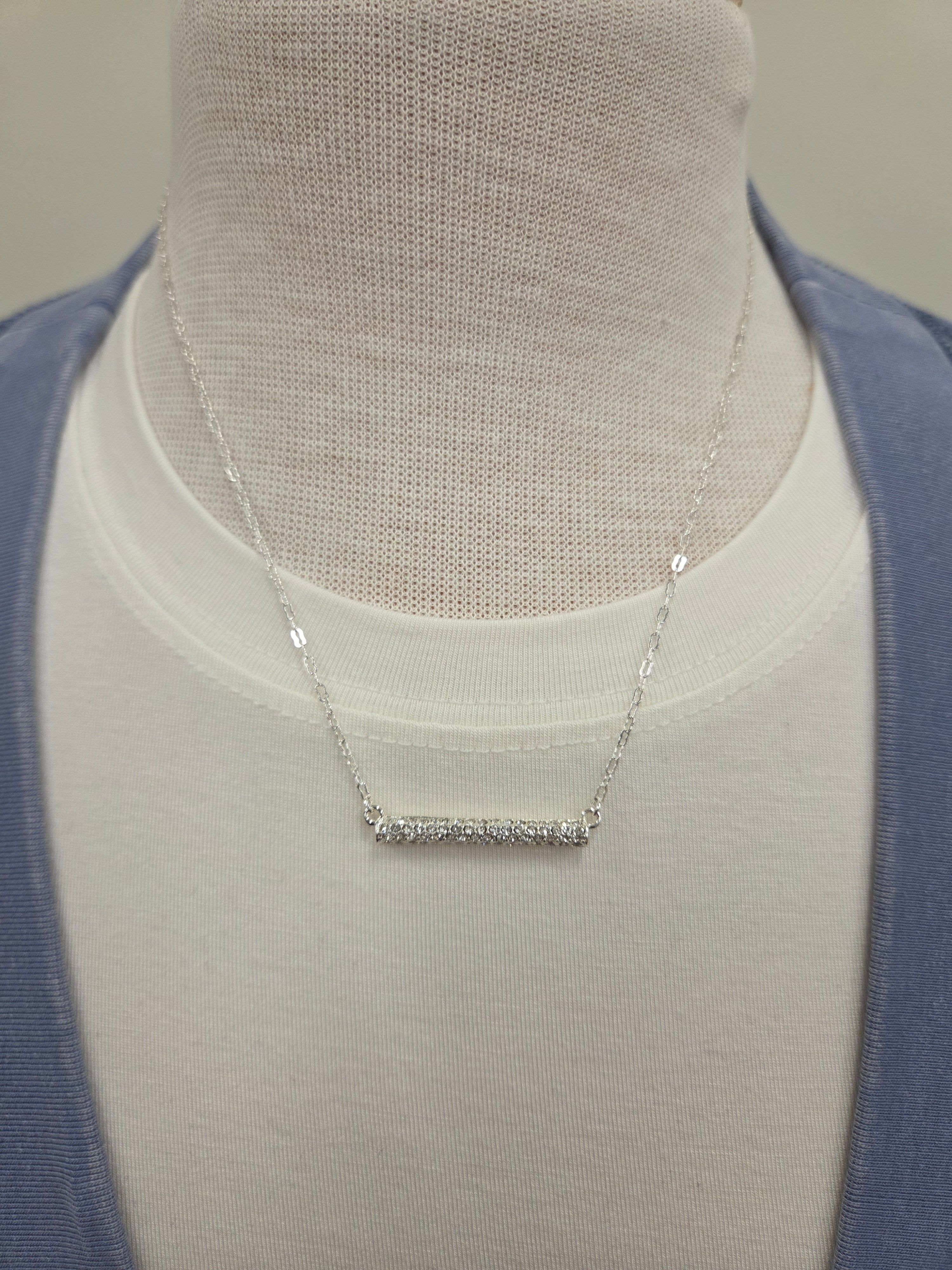 Dudley Silver Necklace Jewelry- Necklace MEGHAN BROWN STYLE