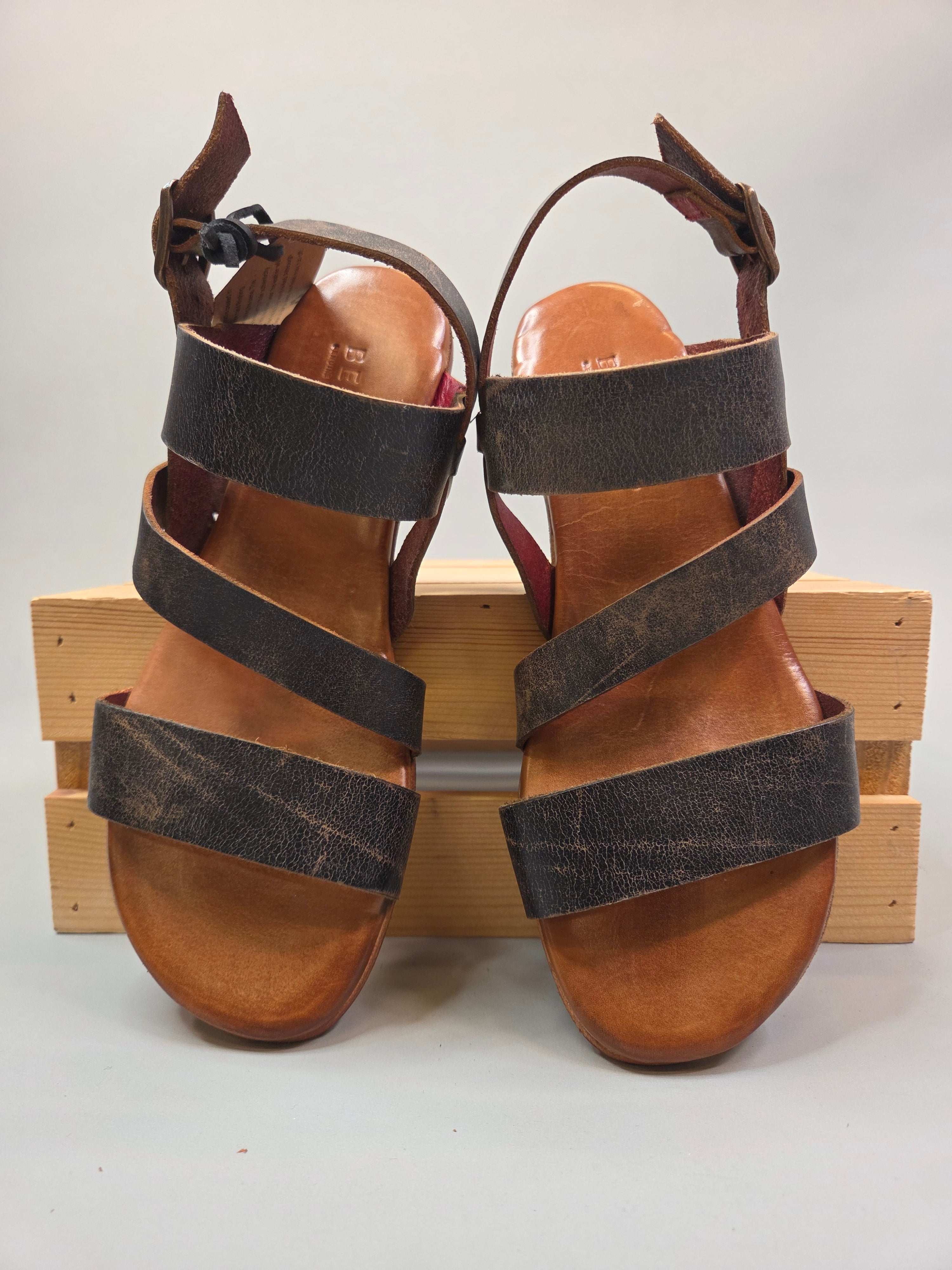 Black Lux Superb Sandal Shoes - Sandals BED STU