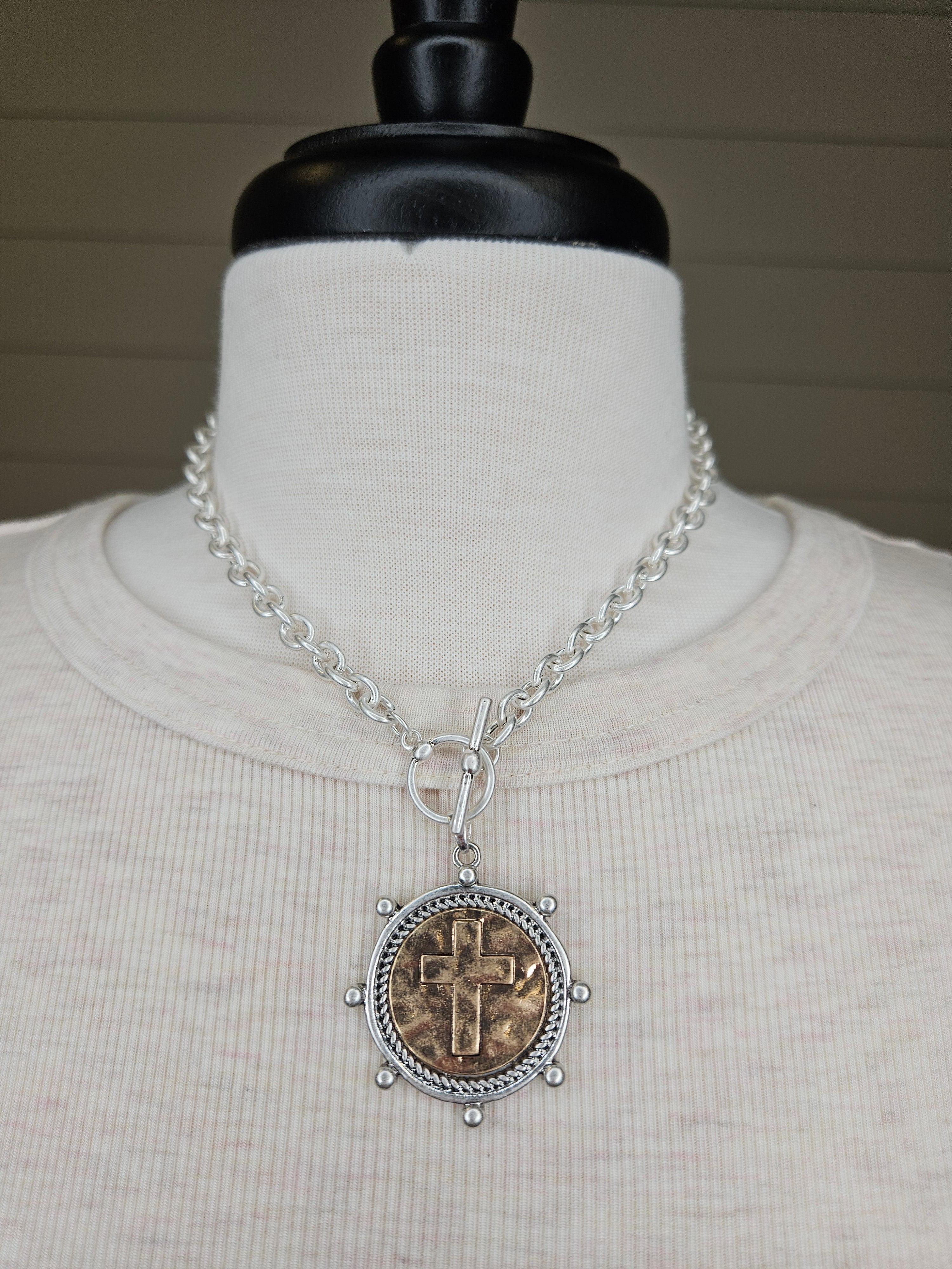 Creed Silver Necklace Jewelry- Necklace MEGHAN BROWN STYLE