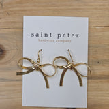Gold Bow Earrings