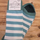 Frosty Spruce Stripe Crew Socks — World's Softest Accessories - Socks World's Softest
