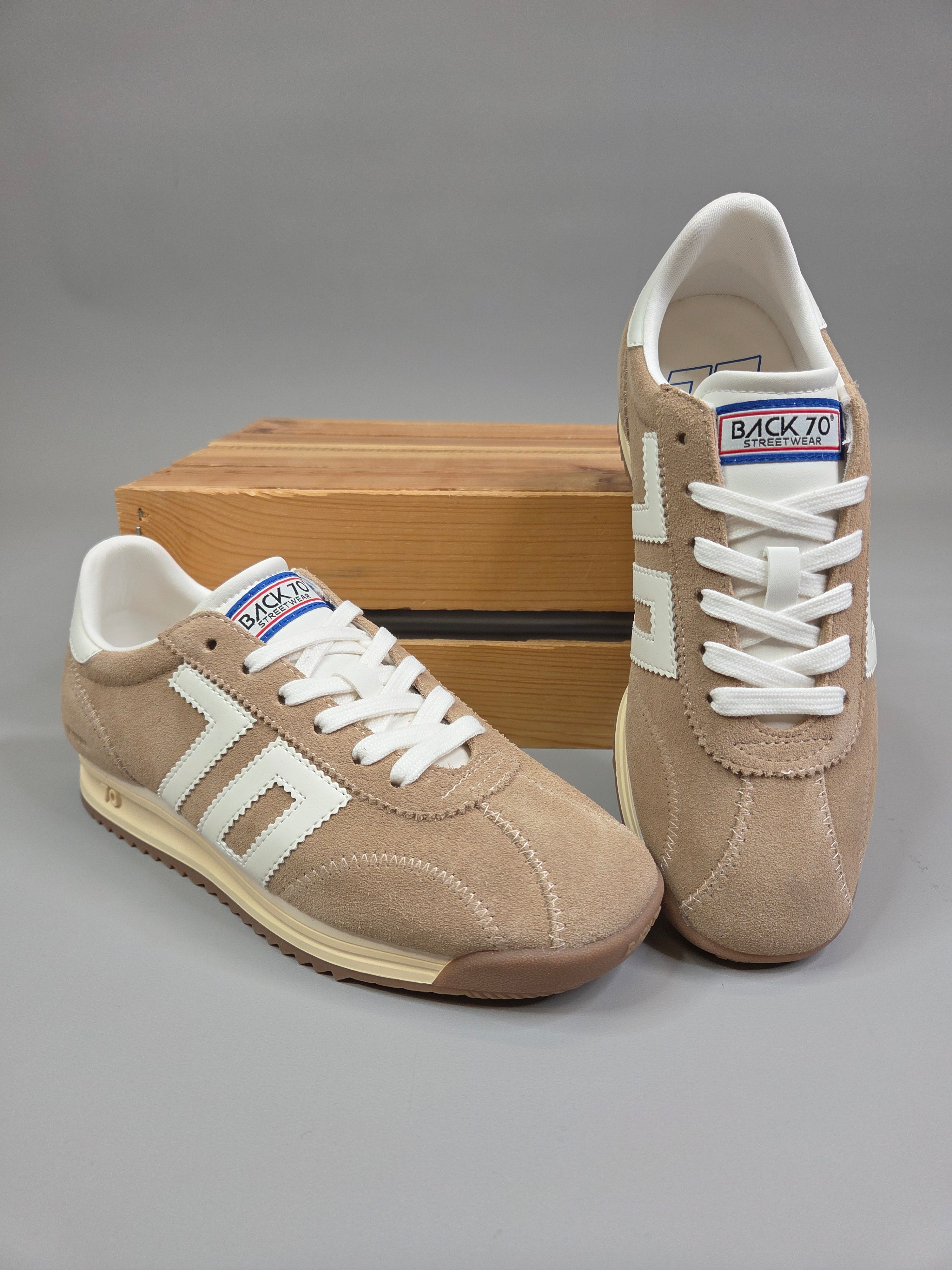 RUNNER- Tan Sneaker Shoes - Sneaker Back 70