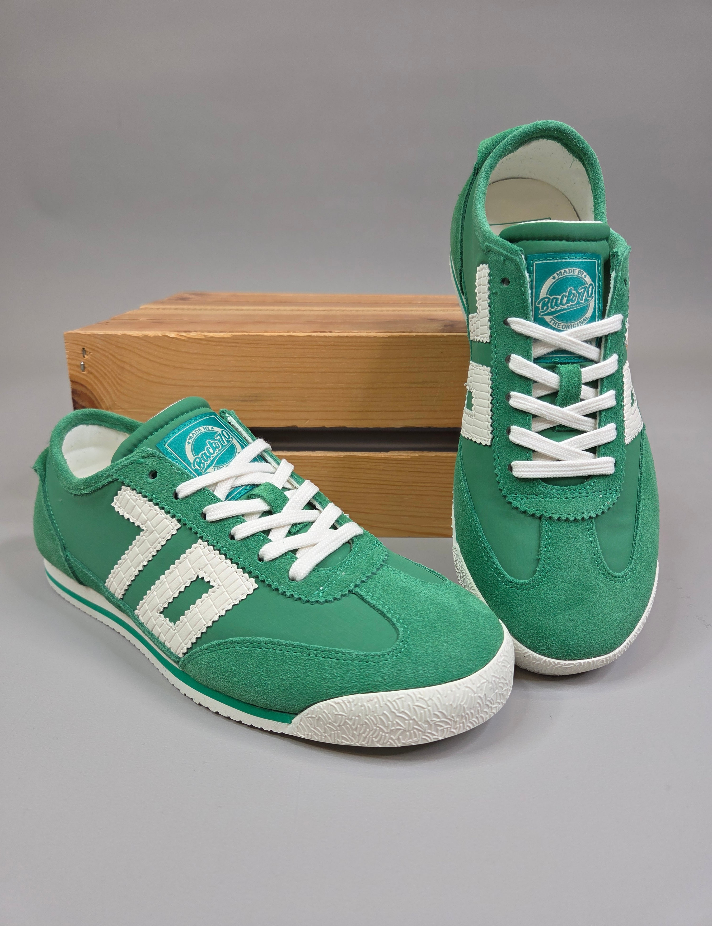 LEON- Green Sneaker Shoes - Sneaker Back 70