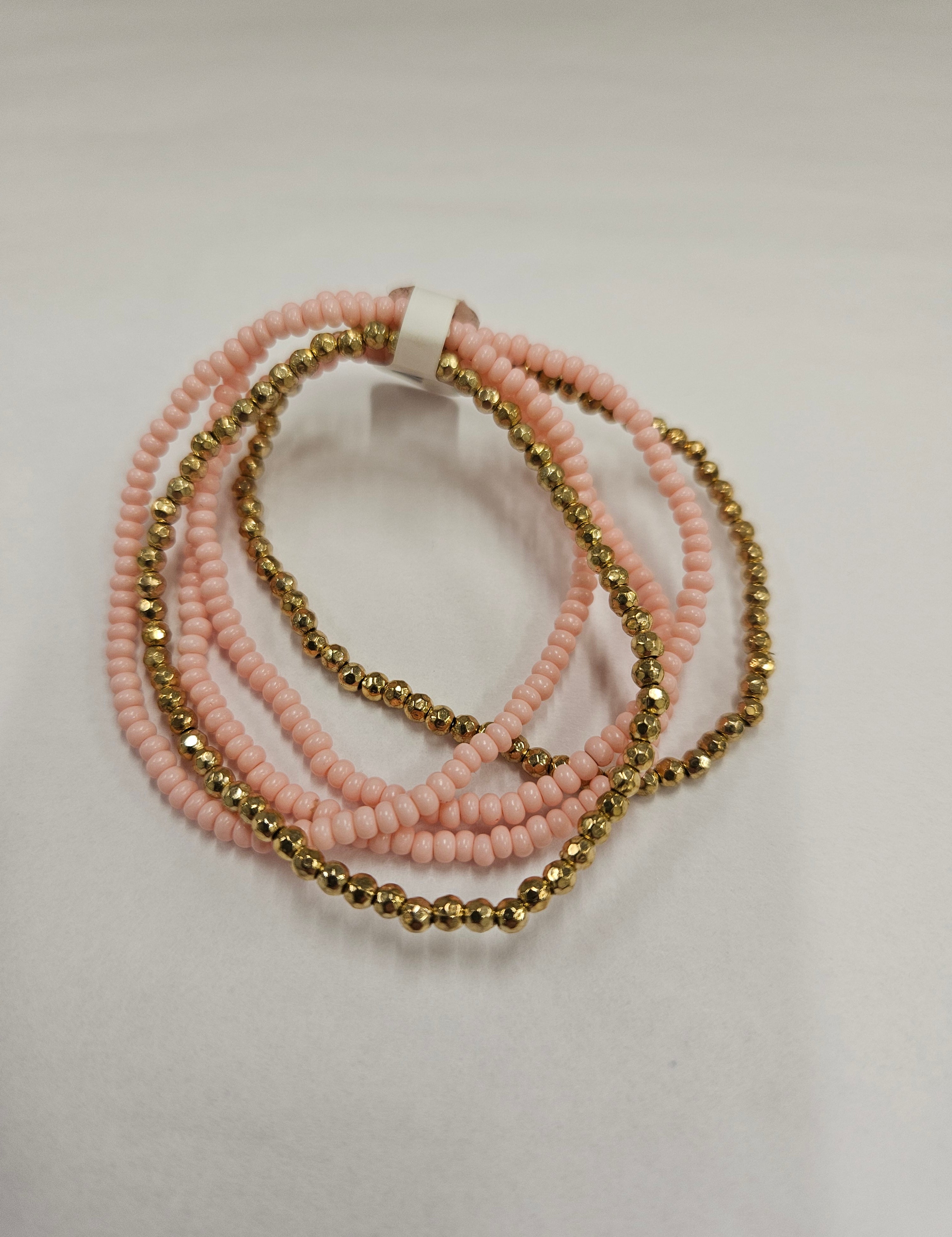 Pink seed beaded bracelet Jewelry- Bracelets WHAT'S HOT