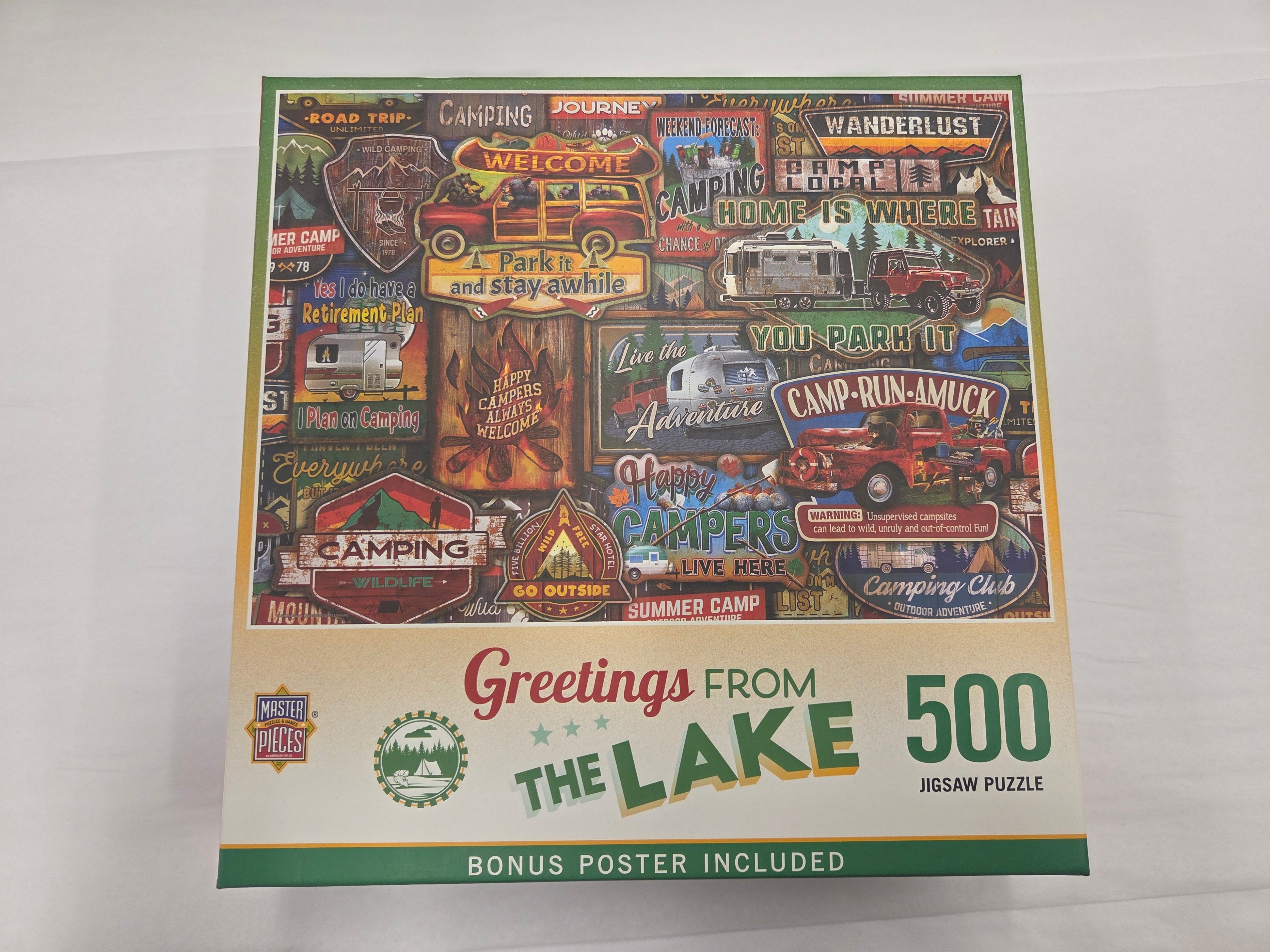 The Lake Puzzle Home-Stationery MASTERPIECES PUZZLE COMPANY INC.