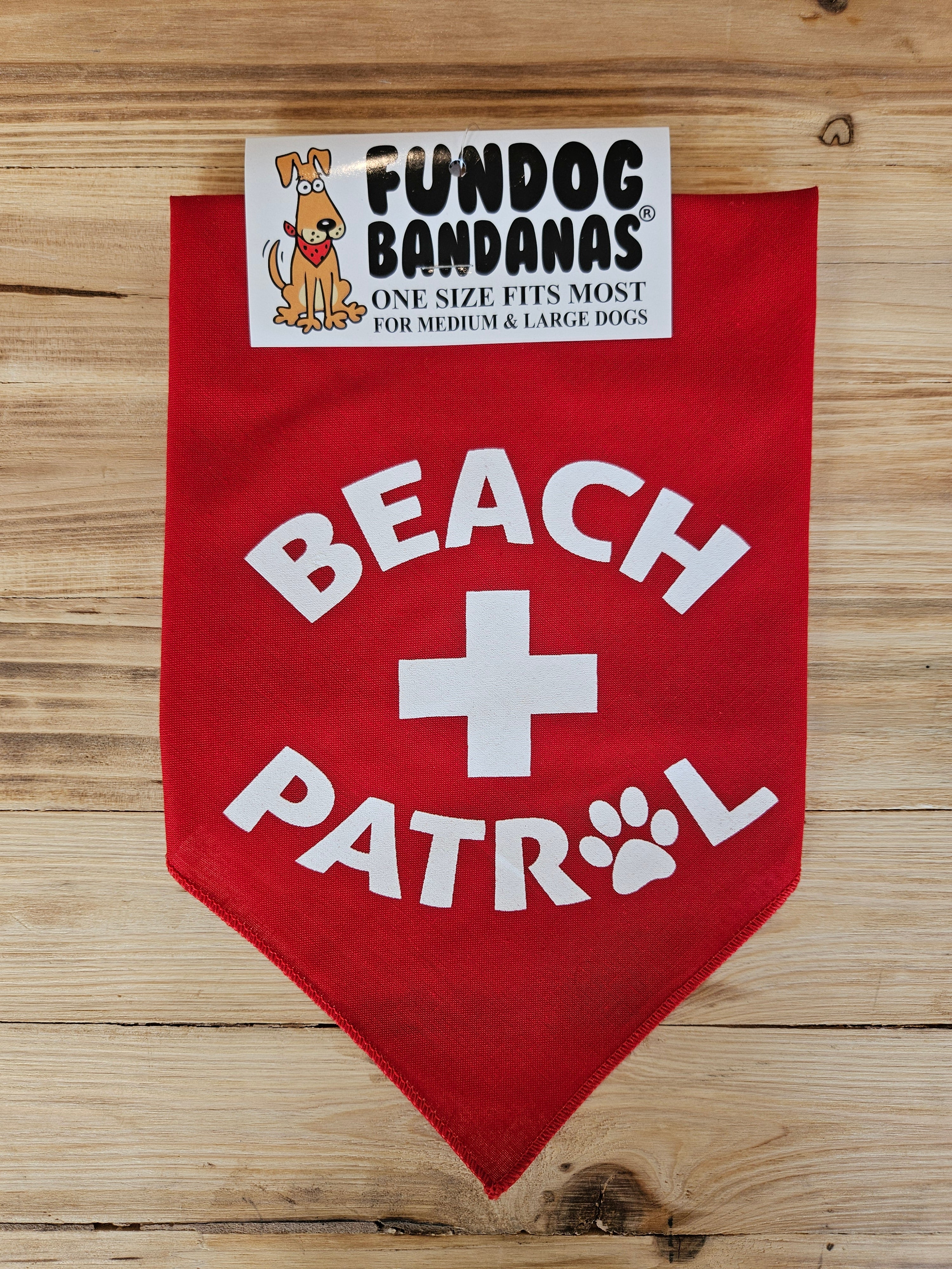 Beach Patrol Dog Bandana Accessories - Dog FUNDOG BANDANAS