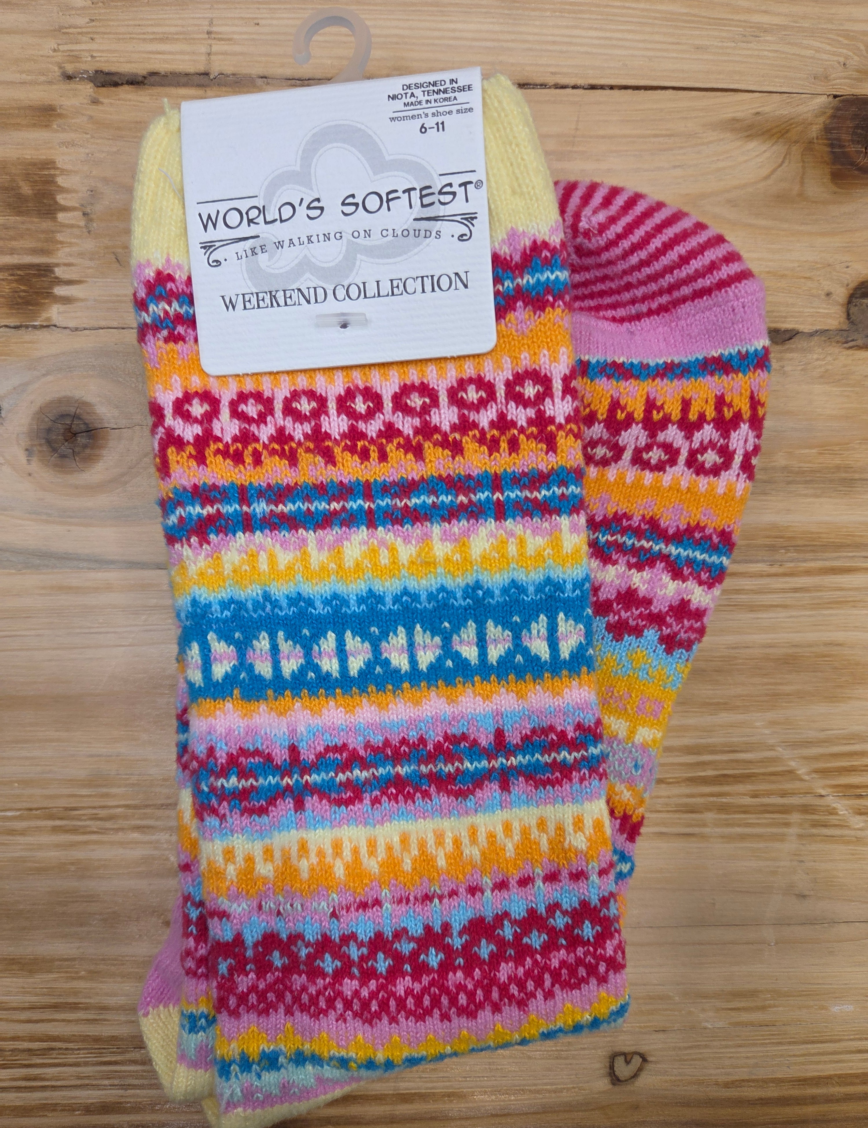 Whimsy Nordic Crew Socks — World's Softest Accessories - Socks World's Softest