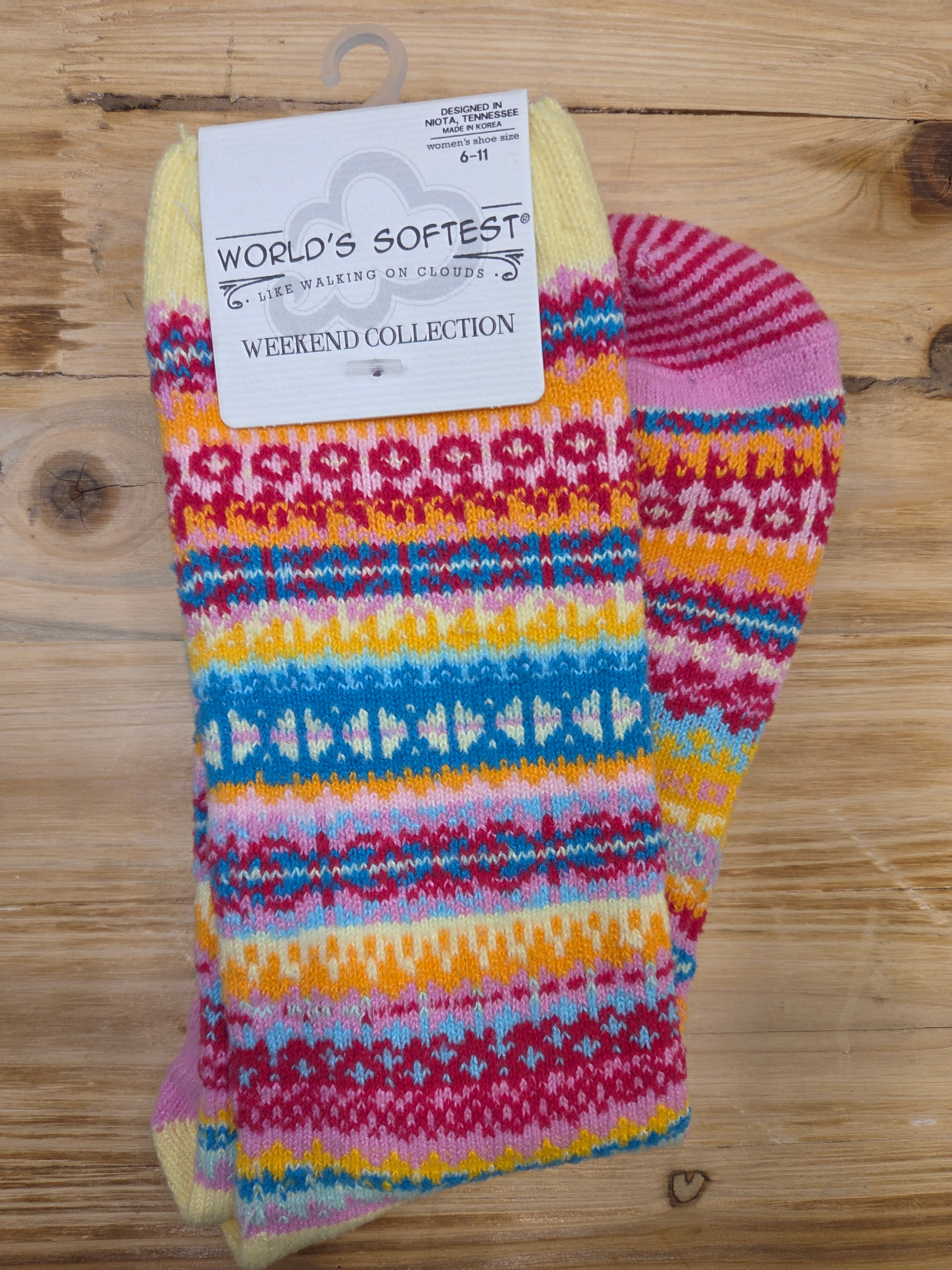 Whimsy Nordic Crew Socks — World's Softest Accessories - Socks World's Softest