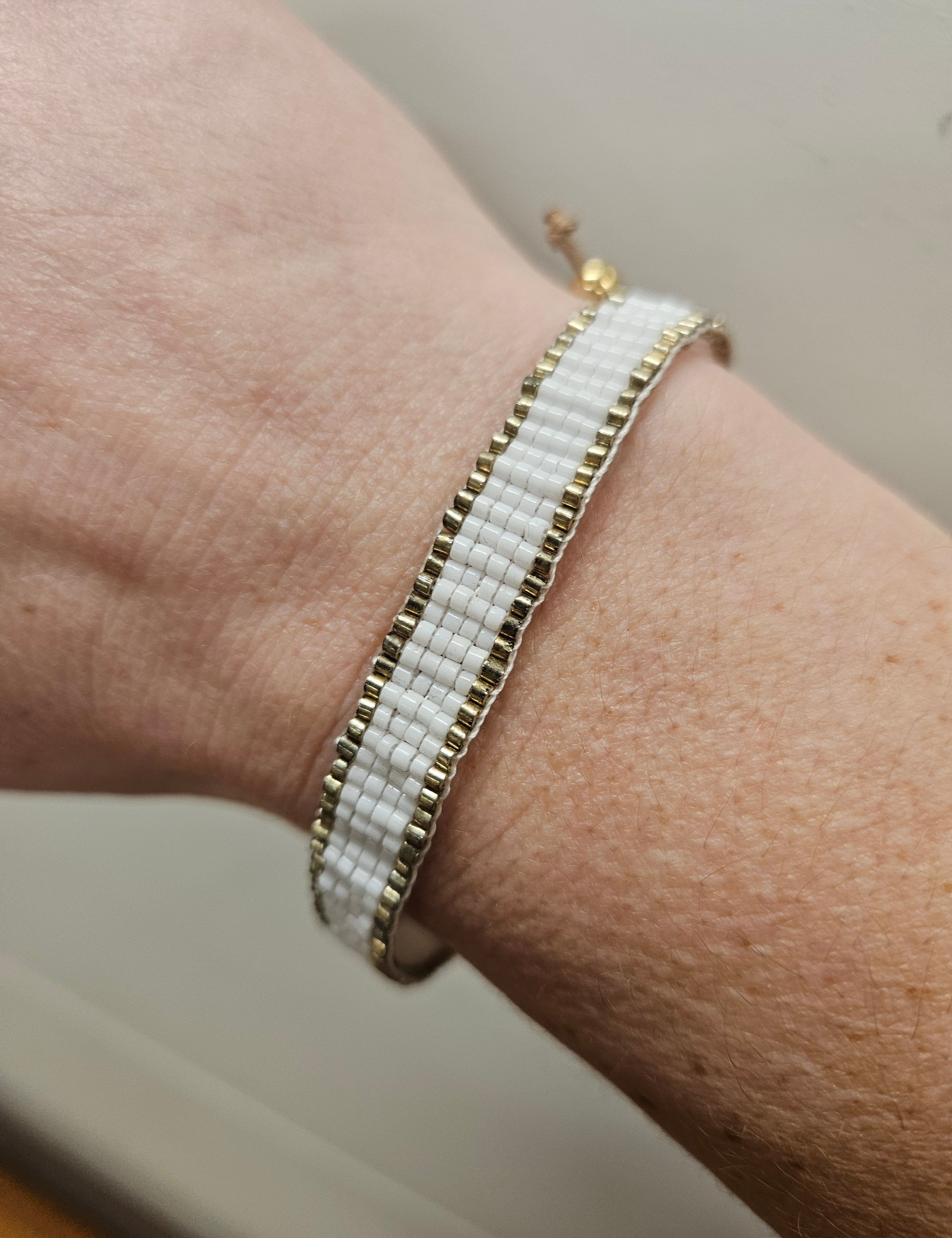 White Seed Bead Bracelet Jewelry- Bracelets WHAT'S HOT