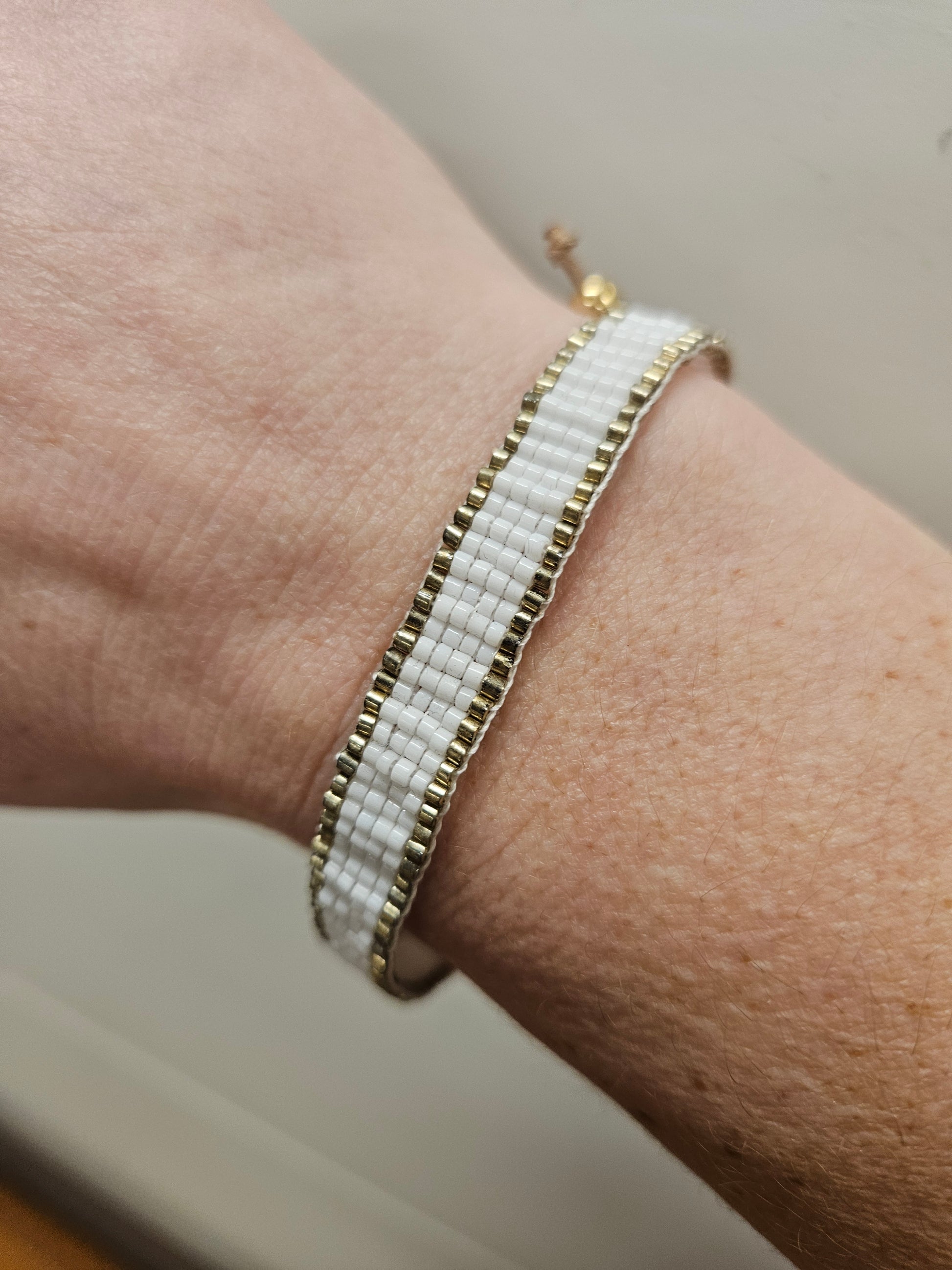 White Seed Bead Bracelet Jewelry- Bracelets WHAT'S HOT