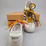 LEON- White & Black Sneaker Shoes - Sneaker Back 70