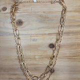 Gold Layered Chain Necklace