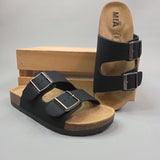 Black Ninah Sandals Shoes- Sandals MIA