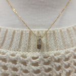Luxe Gold Open Circle Necklace Jewelry- Necklace PANACHE